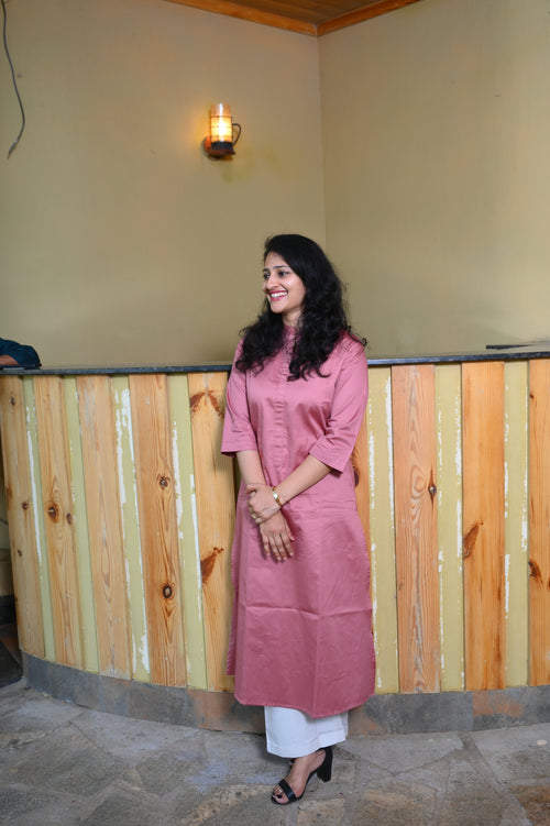 Deep Blush Kurta
